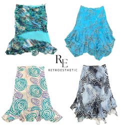Y2K NYC IT GIRL POLY SKIRTS RE-3438