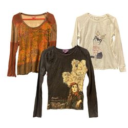 Y2k Classic Nostalgic Graphic Top Series (Y5)
