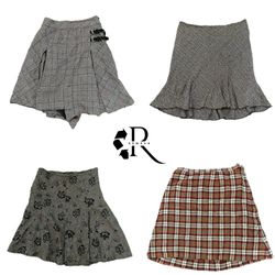 Y2K Gouchi Vibes Corduroy Poly Midi Skirts RW-2171