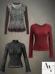 Women’s Assorted Long Sleeve Tops in bulk