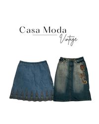 230626-44 Denim midi skirts 10 pcs