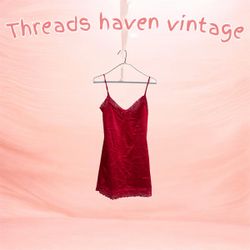 TH# 199 Vintage Y2K Silk Embroidery Midi Dress | E..