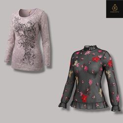 Y2k style mesh full sleeve top