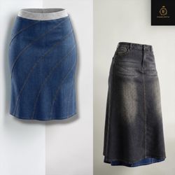Trendy long skirts mix various fits design