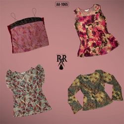 Y2K Baby in Pink Mix Tops (AA-1065)