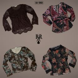 Y2k Earthy tone Mix Tops (AA-1068)