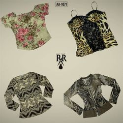 Y2K Animal Printed Mix Tops (AA-1071)