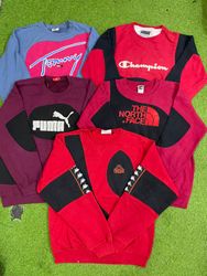 Upcycled Mixed branded sweatshirt #9-10
