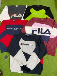 Upcycled Mixed branded sweatshirt #15-16