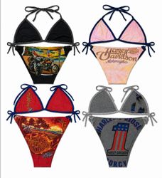 CR9525 Upcycled Harley Bikinis