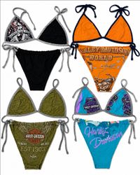 CR9530 Upcycled Harley Bikinis
