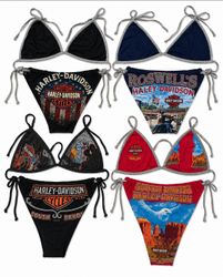 CR9531 Upcycled Harley Bikinis