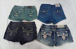 CR9559 Upcycled Mix Branded Mini Denim S..