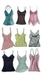 Y2K mixed tops