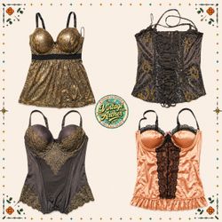 Y2K Glam Babydoll Camisoles| Luxe Coquette Night O..