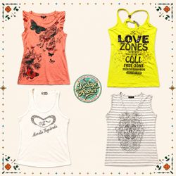 Y2K Pop Diva Casual Tank Tops Bundle :10pcs (TT1)