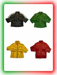 Women’s leather jackets zipper up new bundle(YLJ-0..