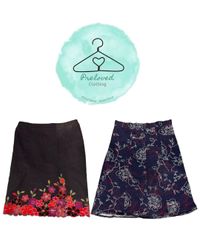 Y2k denim midi skirts (220626-30)