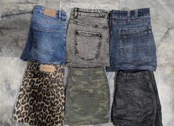 PULL & BEAR AND OTHER MIX BRANDS MINI SKIRTS (Z 00..