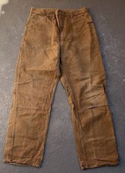Vintage 70s/80s Carhartt Double Knee Pants Heavy S..