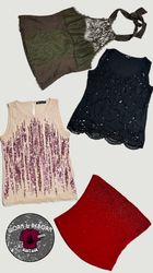 Y2k Beaded Tops WR1873