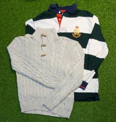 6488 - Ralph Lauren Sweaters,¼ Zip,Long Sleeves T-..