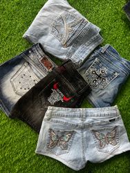 Ledes jeans y2k & mini skirts &shorts (BN 522)