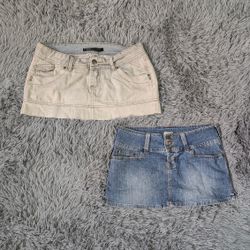 ***Y2K Denim Mini Skirt Bundle | Vintage Low Rise ..