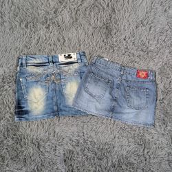 ***Y2K Mini Jean Skirts | Vintage Mixed Styles