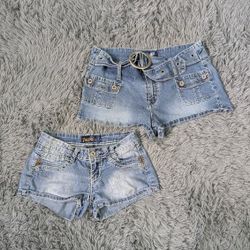 ***Y2K Low Rise Micro Mini Shorts Bundle
