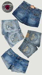 Y2k denim shorts WR1903