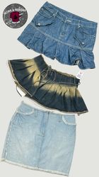 Y2k denim skirts WR1904