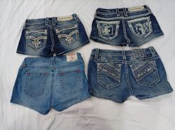 CR9599 Upcycled Mix Branded Shorts