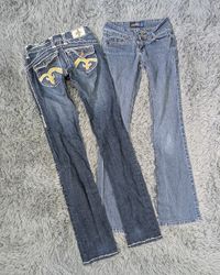 ***Y2K Flare Jeans Bundle | Embroidered ..