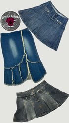 Y2k denim skirts WR1906