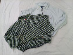 CR9603 Upcycled Mix Branded Crop Shirts