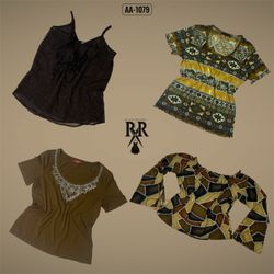 Y2k Earthy Mix Tops (AA-1079)
