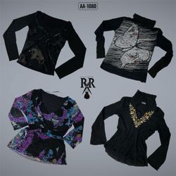 Y2K The Black Rave Full Sleeve Tops (AA-1080)