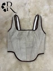 Upcycled Y2K Tapestry Corset
