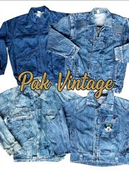 Denim 80s 90s jacket 10 pieces