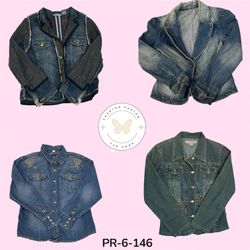 Oversized Denim Jacket – Modern Relaxed Fit (PR-6-..