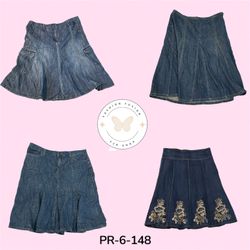 Washed Denim Maxi Skirt – Modern Casual Wardrobe S..