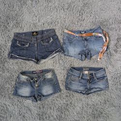 ***Y2K Micro Mini Denim Shorts Mix