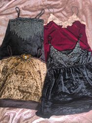 Y2K tops velvet