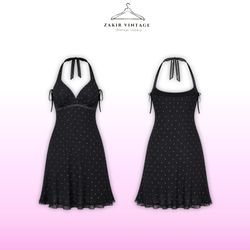 Y2k Ghotic black Dresses