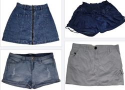 Distressed Jeans shorts and skirts 💝