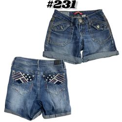 Y2k Fashion Shorts for Women (brands) Silver & Alm..