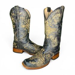 SA545 Vintage Premium Cowboy Boots - Exotic Skin C..