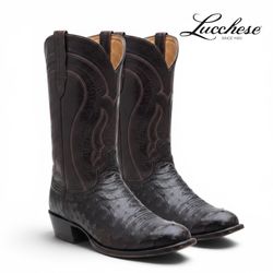 SA546 Vintage Premium Cowboy Boots - With Exotic S..