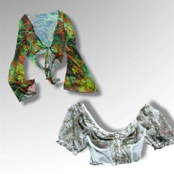 Mixed style top
